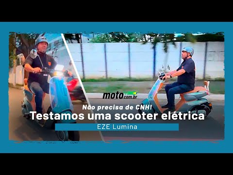 Leia mais sobre o artigo 🛵 Testamos a scooter elétrica EZE Lumina: Não precisa de CNH e autonomia de até 100 km