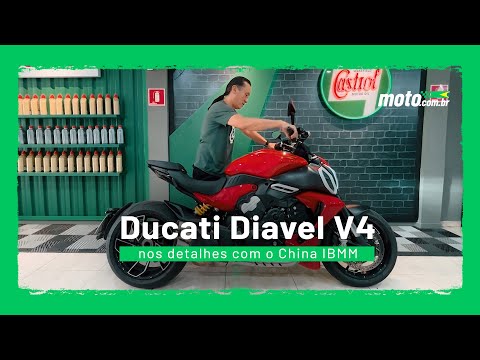 Leia mais sobre o artigo Ducati Diavel V4  em detalhes com o China do IBMM