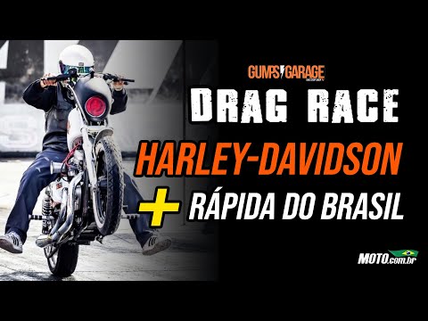 Leia mais sobre o artigo Arrancadão de Harley-Davidson | Veja a HD mais rápida do Brasil! | MOTO.com.br e Gump's Garage