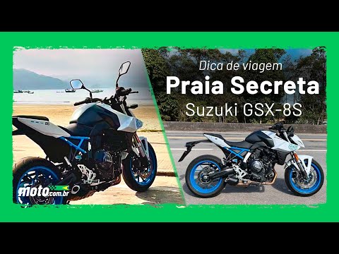 Leia mais sobre o artigo Dica de viagem de moto: Praia Secreta no Guarujá | Suzuki GSX-8S