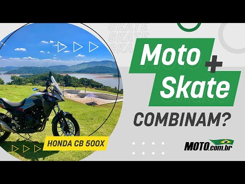 Leia mais sobre o artigo Moto e skate combinam? | Honda CB 500X e Sandro Dias – Skatista hexacampeão mundial! MOTO.com.br